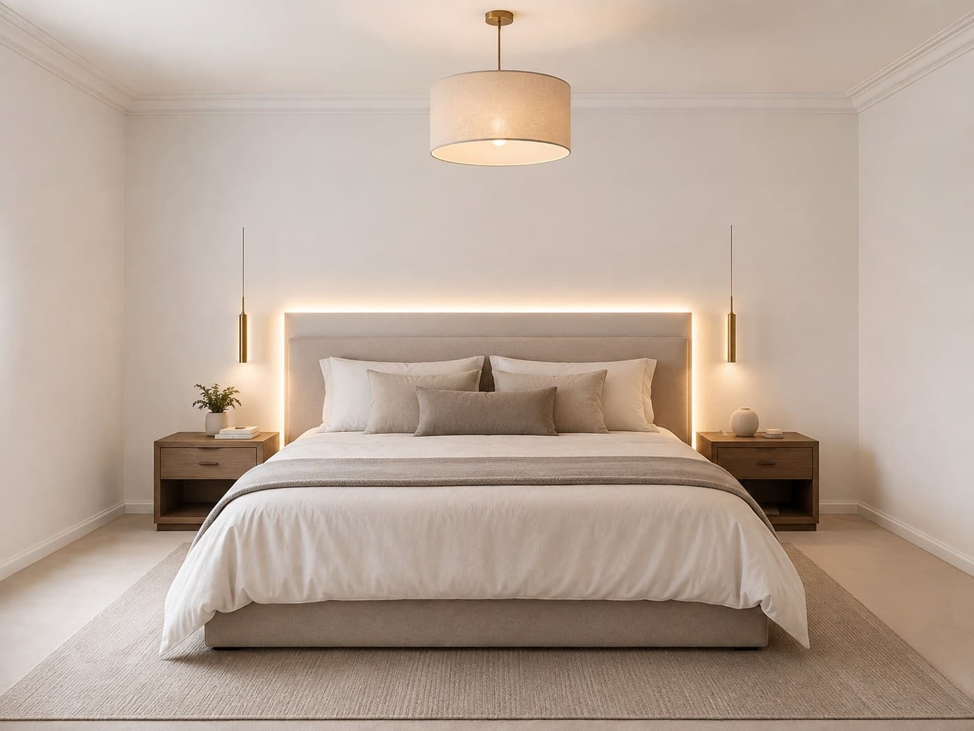 Quarto decorado pela FOTORA AI